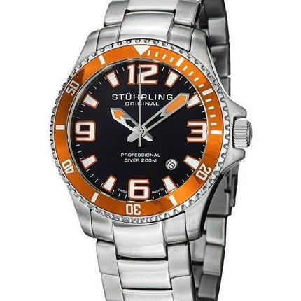 Stuhrling Original Regatta Champion professionel dykker 200M 395.33I117 Herreur