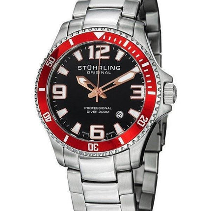 Stuhrling Original Regatta Champion professionel dykker 200M 395.33TT11 Herreur