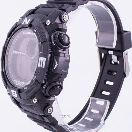 Armitron Sport 408284BLK Quartz Compass Herreur