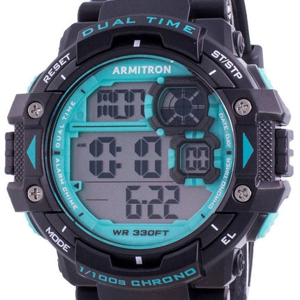Armitron Sport 408309BTL Quartz Dual Time Herreur