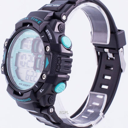 Armitron Sport 408309BTL Quartz Dual Time Herreur