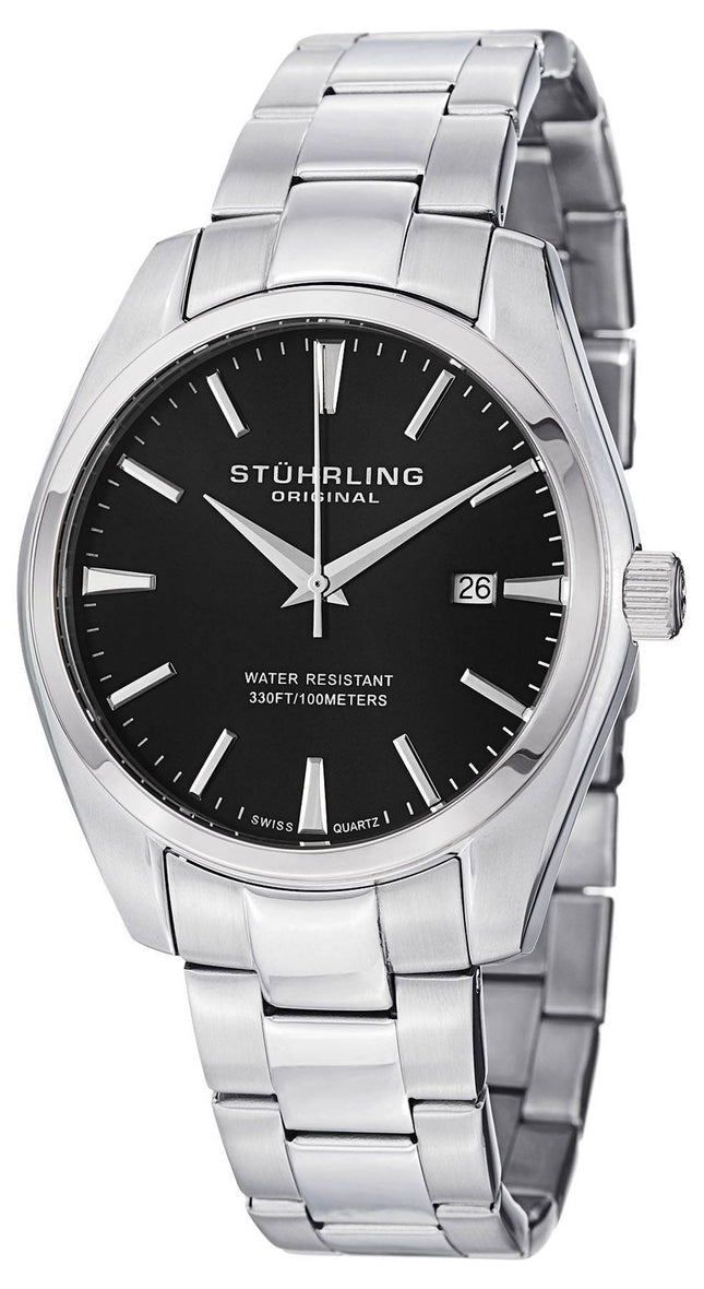 Stuhrling Original Ascot Prime 100M kvarts 414.33111 Herreur