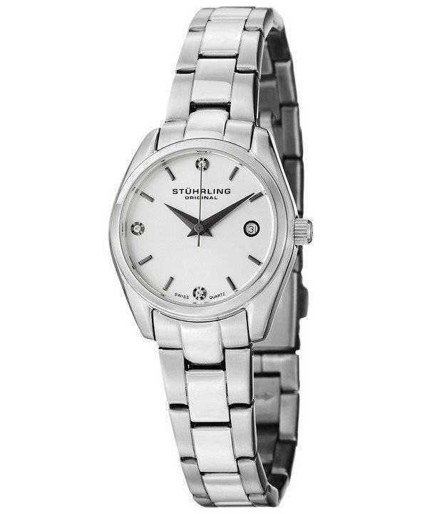 Stuhrling Original Ascot Prime krystal accent schweizisk Quartz 414L.01 kvinders Watch