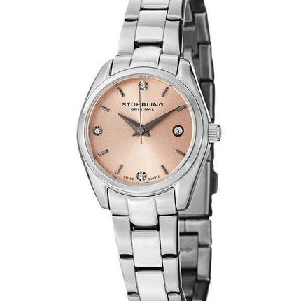 Stuhrling Original Ascot Prime krystal accent schweizisk Quartz 414L.02 kvinders Watch