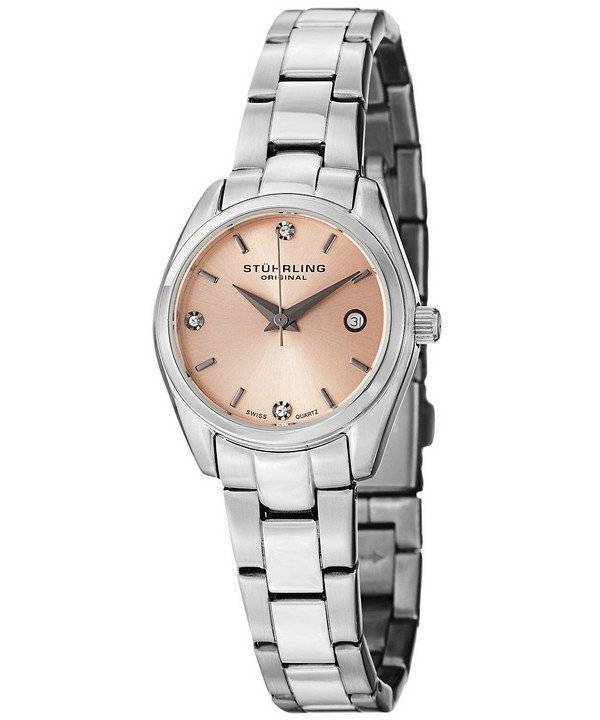 Stuhrling Original Ascot Prime krystal accent schweizisk Quartz 414L.02 kvinders Watch
