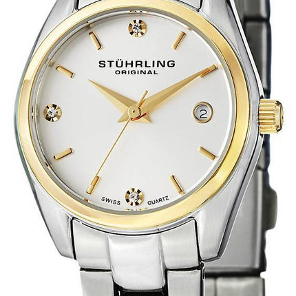 Stuhrling Original Ascot Prime schweizisk Quartz dato Display 414L.03 kvinders ur