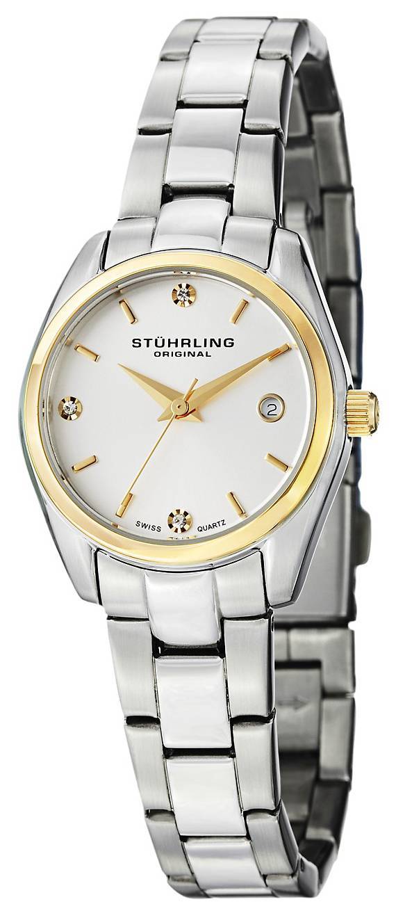 Stuhrling Original Ascot Prime schweizisk Quartz dato Display 414L.03 kvinders ur