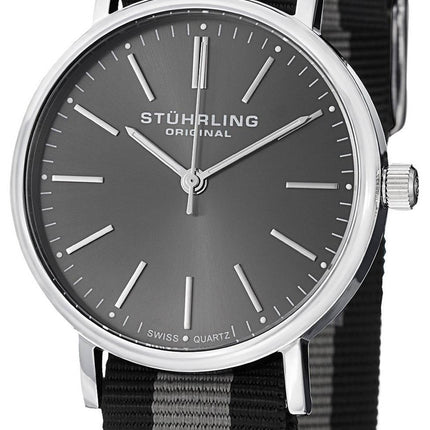 Stuhrling Original fritid Aquila schweizisk Quartz 420.01 Herreur