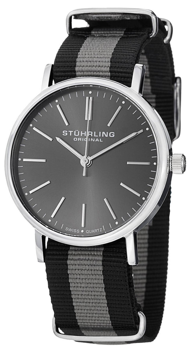 Stuhrling Original fritid Aquila schweizisk Quartz 420.01 Herreur