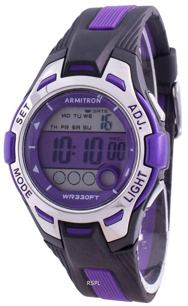 Armitron Sport 457030PUR Quartz Dual Time Women&#39,s Watch