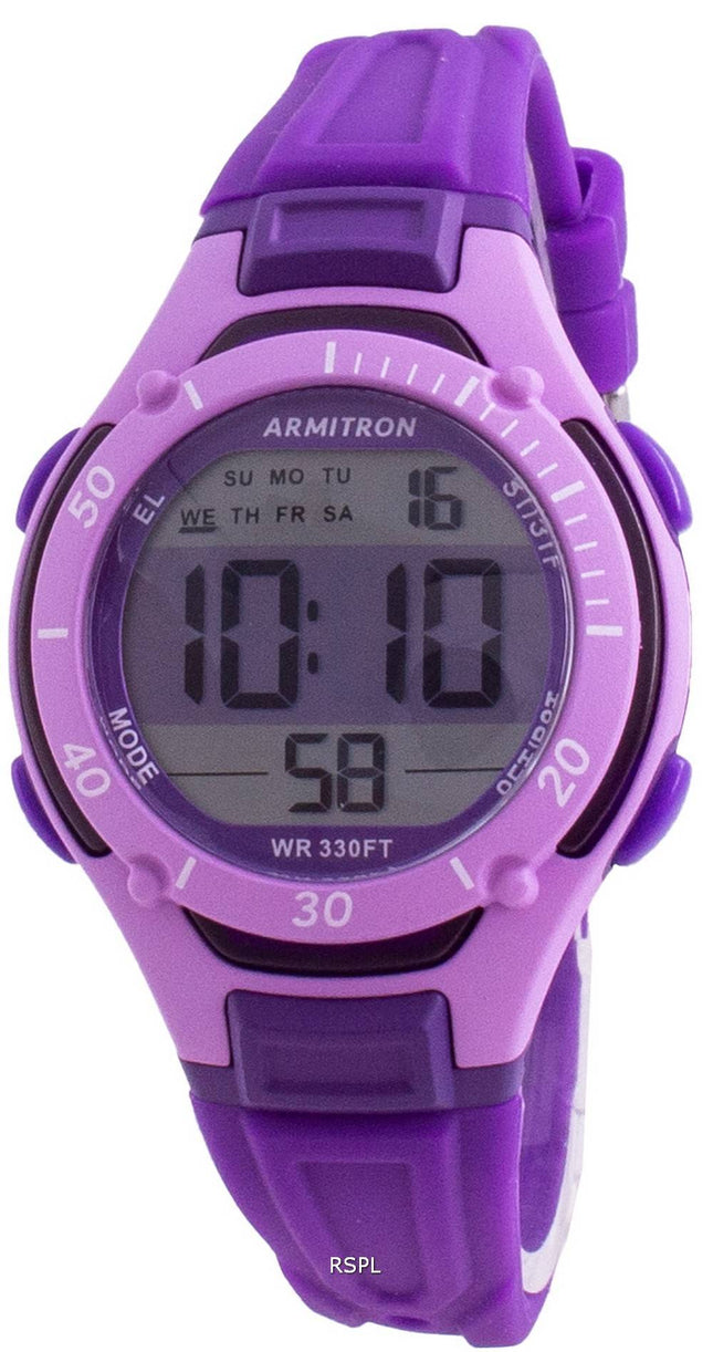 Armitron Sport 457062PUR Quartz Dual Time Women&#39,s Watch