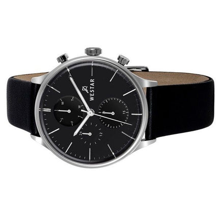 Westar profil læderrem Black Dial Quartz 50192STN103 herreur