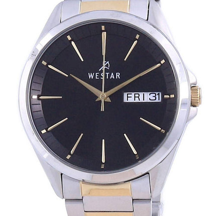 Westar sort urskive rustfrit stÃ¥l kvarts 50212 CBN 103 Herreur