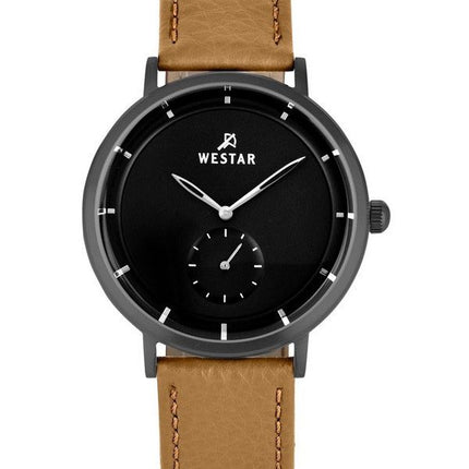 Westar Profile Læderrem Black Dial Quartz 50246GGN183 Herreur