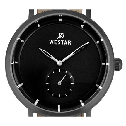 Westar Profile Læderrem Black Dial Quartz 50246GGN183 Herreur