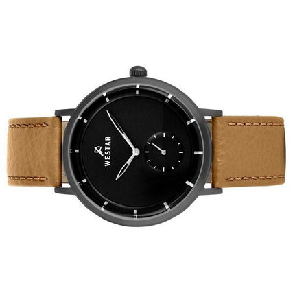 Westar Profile Læderrem Black Dial Quartz 50246GGN183 Herreur