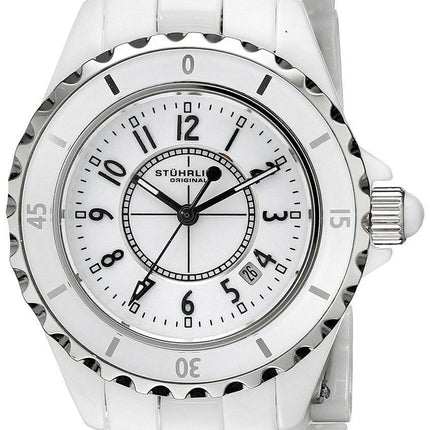 Stuhrling Original fritid keramiske 530.11EW3 kvinders ur