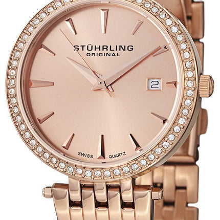 Stuhrling Original Soiree schweizisk Quartz Swarovski krystaller 579.04 kvinders ur