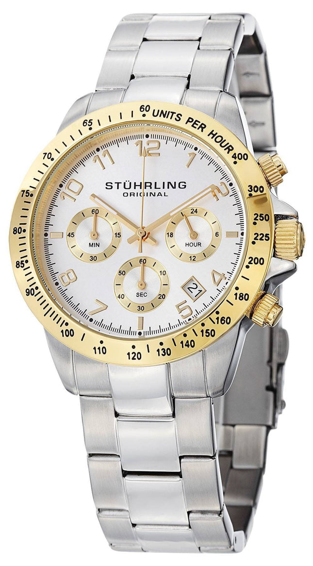 Stuhrling Original Concorso kvarts Chronograph 665B.03 Herreur