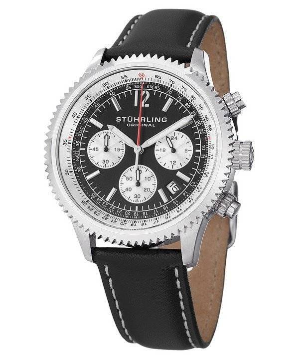 Stuhrling Original kvarts Monaco Chronograph 669.01 Herreur