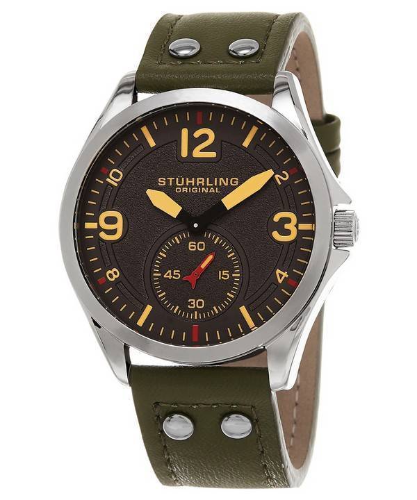 Stuhrling Original Aviator Tuskegee kvarts 684.03 Herreur