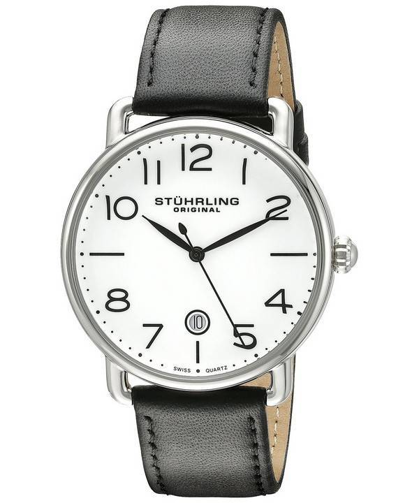 Stuhrling Original symfoni schweizisk Quartz 695.01 Herreur