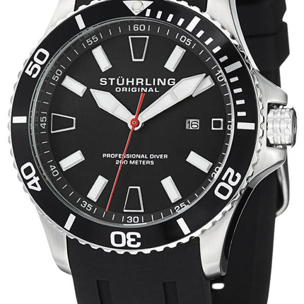 Stuhrling Original Aqua Diver Regatta kvarts 706.01 Herreur