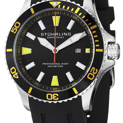 Stuhrling Original Aqua Diver Regatta kvarts 706.04 Herreur