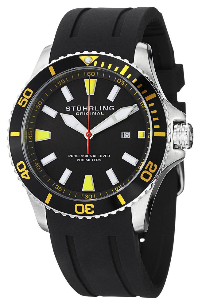 Stuhrling Original Aqua Diver Regatta kvarts 706.04 Herreur