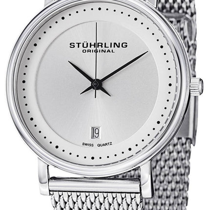 Stuhrling Original klassisk Ascot Casatorra Elite schweizisk Quartz 734GM.01 Herreur