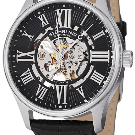 Stuhrling Original Atrium automatisk skelet Dial 747.02 Herreur