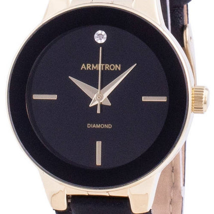 Armitron 755410BKGPBK Quartz Diamond Accents Women&#39,s Watch