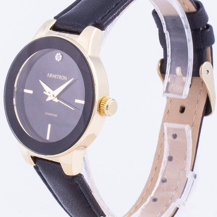 Armitron 755410BKGPBK Quartz Diamond Accents Women&#39,s Watch