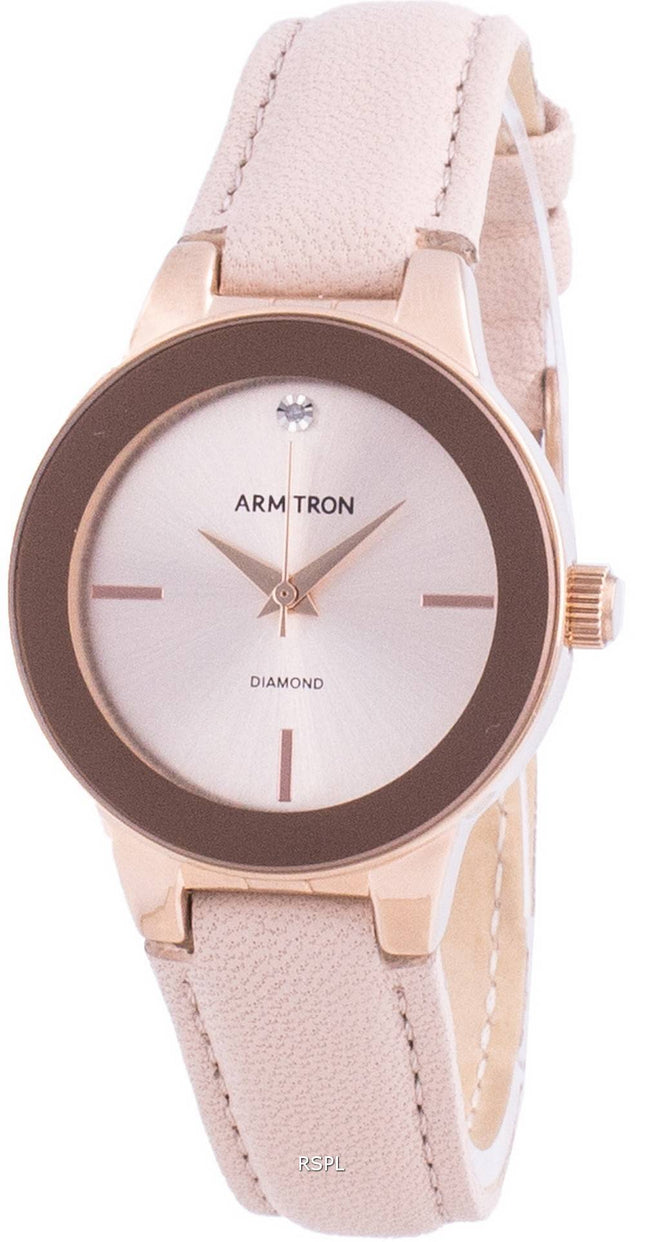 Armitron 755410RSRGBH Quartz Diamond Accents Women&#39,s Watch