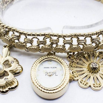 Anne Klein kvarts Swarovski krystal 8096CHRM kvinders Watch