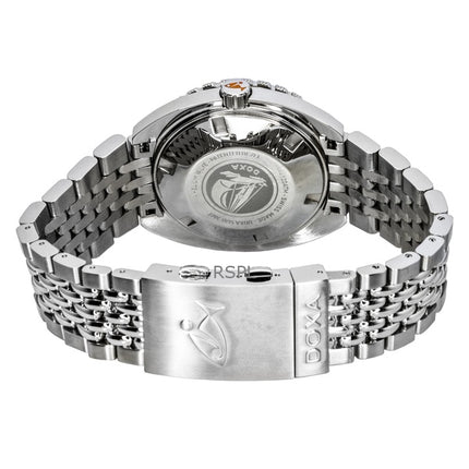Doxa SUB 300T Sharkhunter Rustfrit Stål Sort Skive Automatisk Dykkerur 840.10.101.10 1200M Herreur Med Ekstra Rem