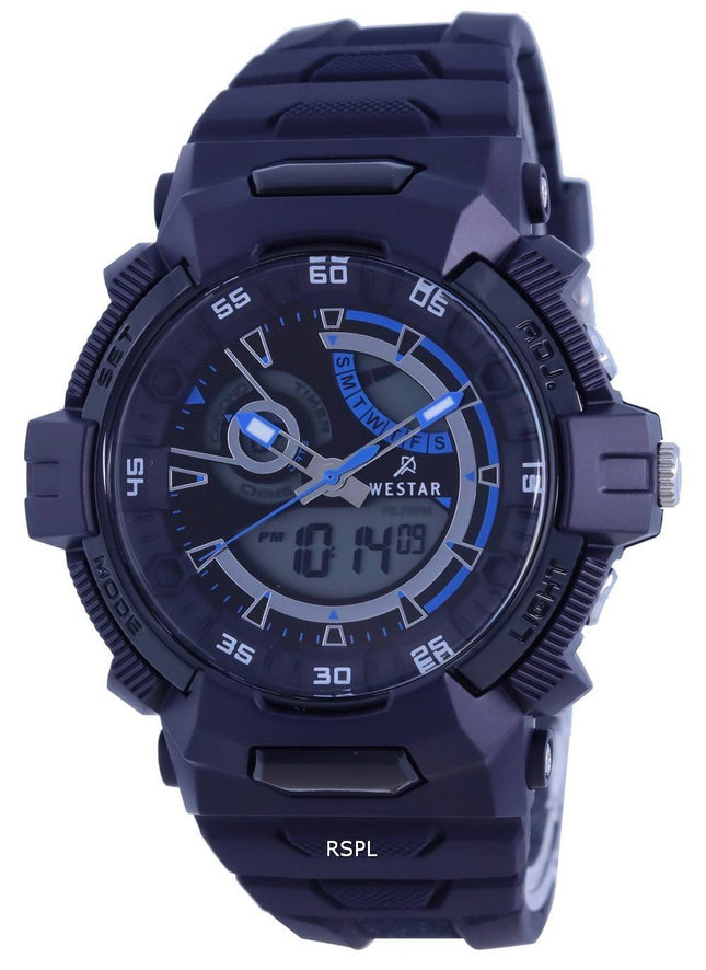 Westar Chronograph Silicon Strap Quartz 85000 PTN 002 100M herreur