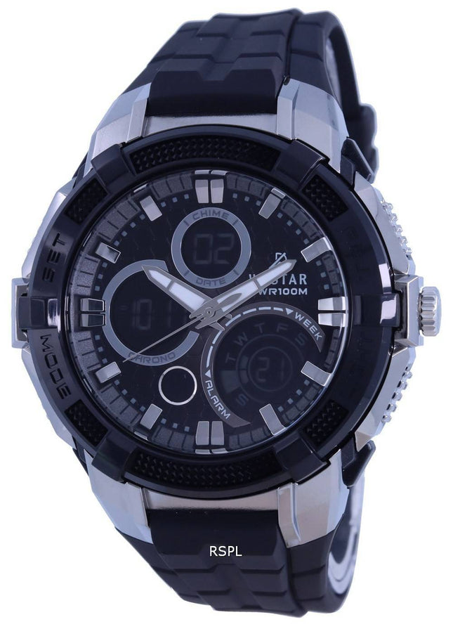 Westar Chronograph Black Dial Quartz 85002 PTN 001 100M herreur