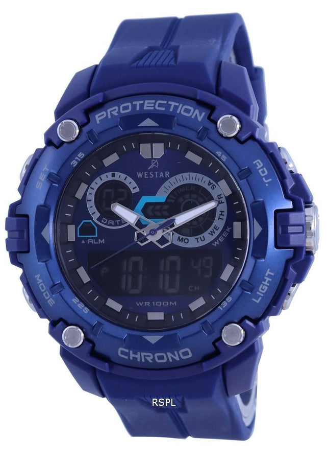 Westar Analog Digital Black Dial Quartz 85009 PTN 002 100M herreur