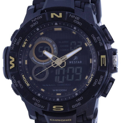 Westar Analog Digital Black Dial Quartz 85010 PTN 002 100M herreur