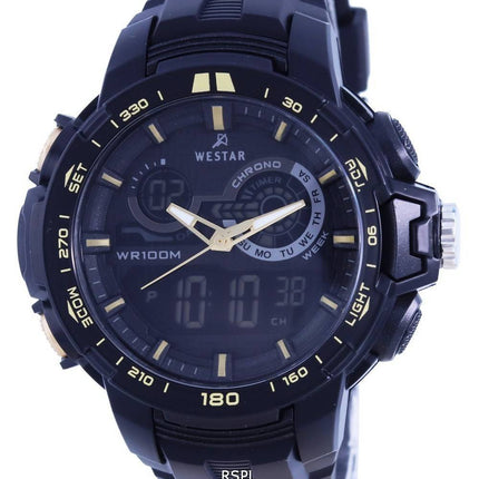 Westar Analog Digital Black Dial Quartz 85011 PTN 002 100M herreur