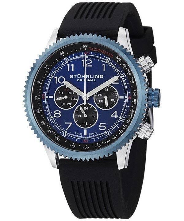 Stuhrling Original Concorso silhuet Sport schweizisk Quartz 858R.01 Herreur