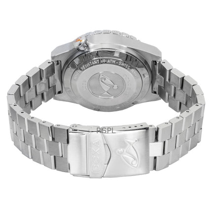 Doxa SUB 600T Searambler rustfrit stål hvid urskive automatisk dykkerur 862.10.021.10 600M herreur