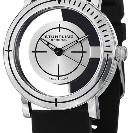 Stuhrling Original fritid Sniper gennemsigtig schweizisk Quartz 879.01 Herreur