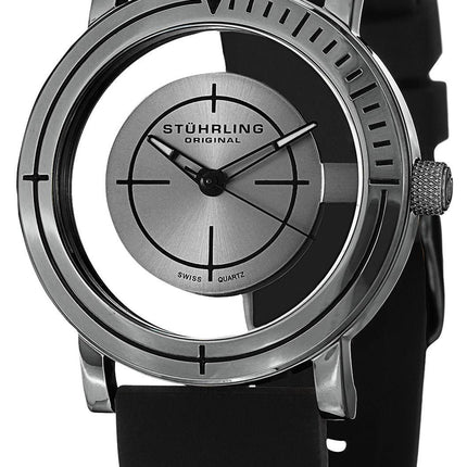Stuhrling Original fritid Sniper gennemsigtig schweizisk Quartz 879.03 Herreur