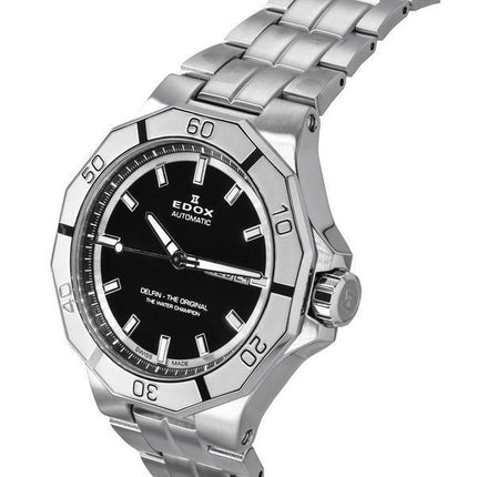 Edox Delfin The Original Day Date Black Dial Automatic Diver's 88008 3M NIN 200M herreur