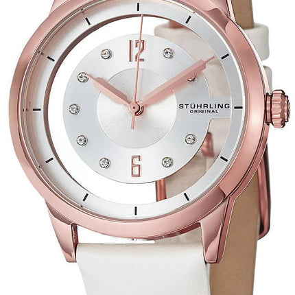 Stuhrling Original Winchester steg guld Swarovski krystal 946L.02 kvinders ur
