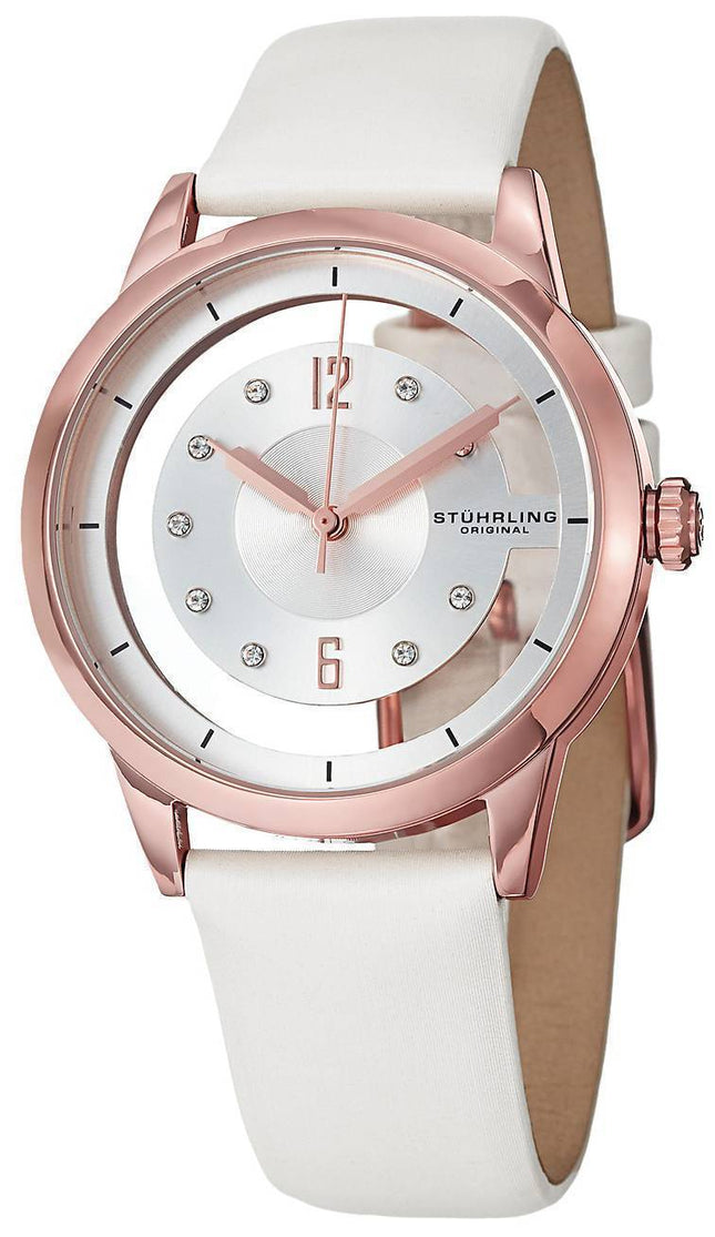 Stuhrling Original Winchester steg guld Swarovski krystal 946L.02 kvinders ur