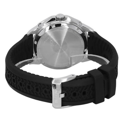 Bulova Marine Star sort silikonerem Gul skive Precisionist Quartz Diver&#39,s 200M 96B431 herreur