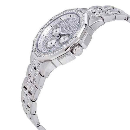 Bulova Octava Crystal Accenter Sølv multifunktionskive Quartz 96C134 herreur